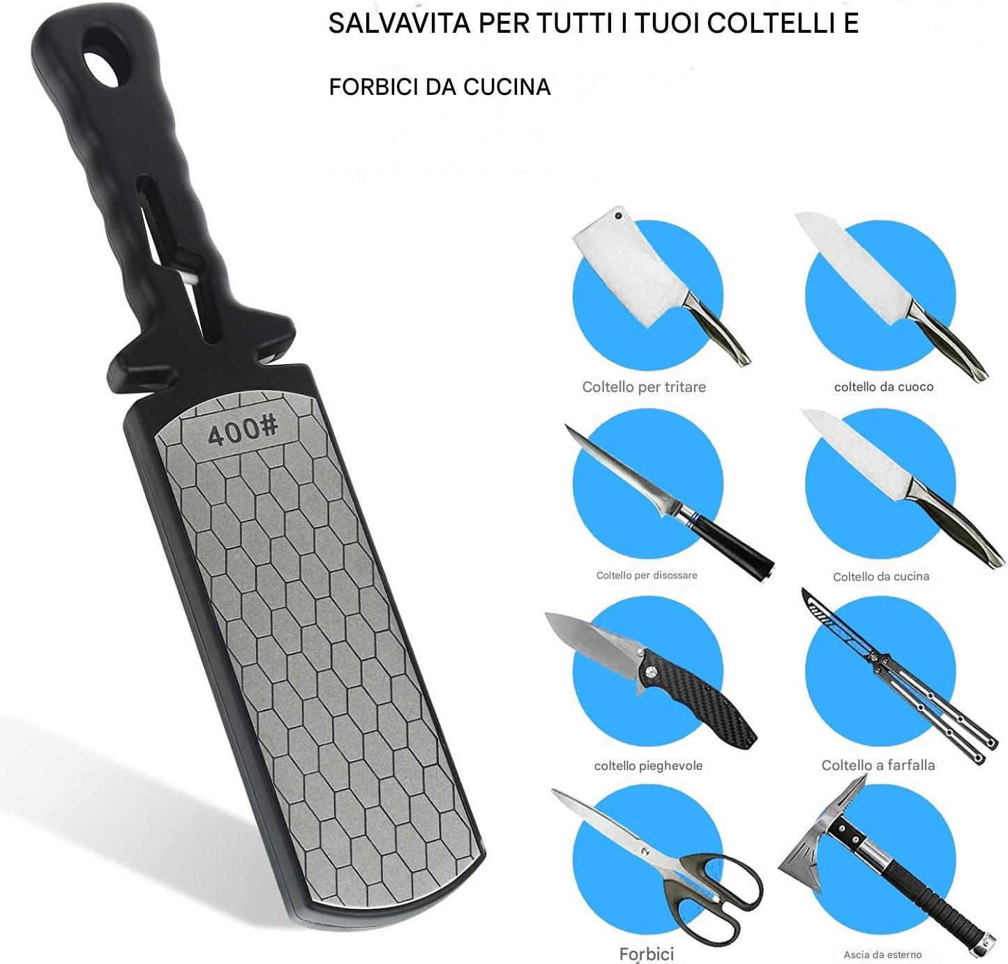 (30% di sconto) Affilacoltelli 5 in 1 con barre diamantate