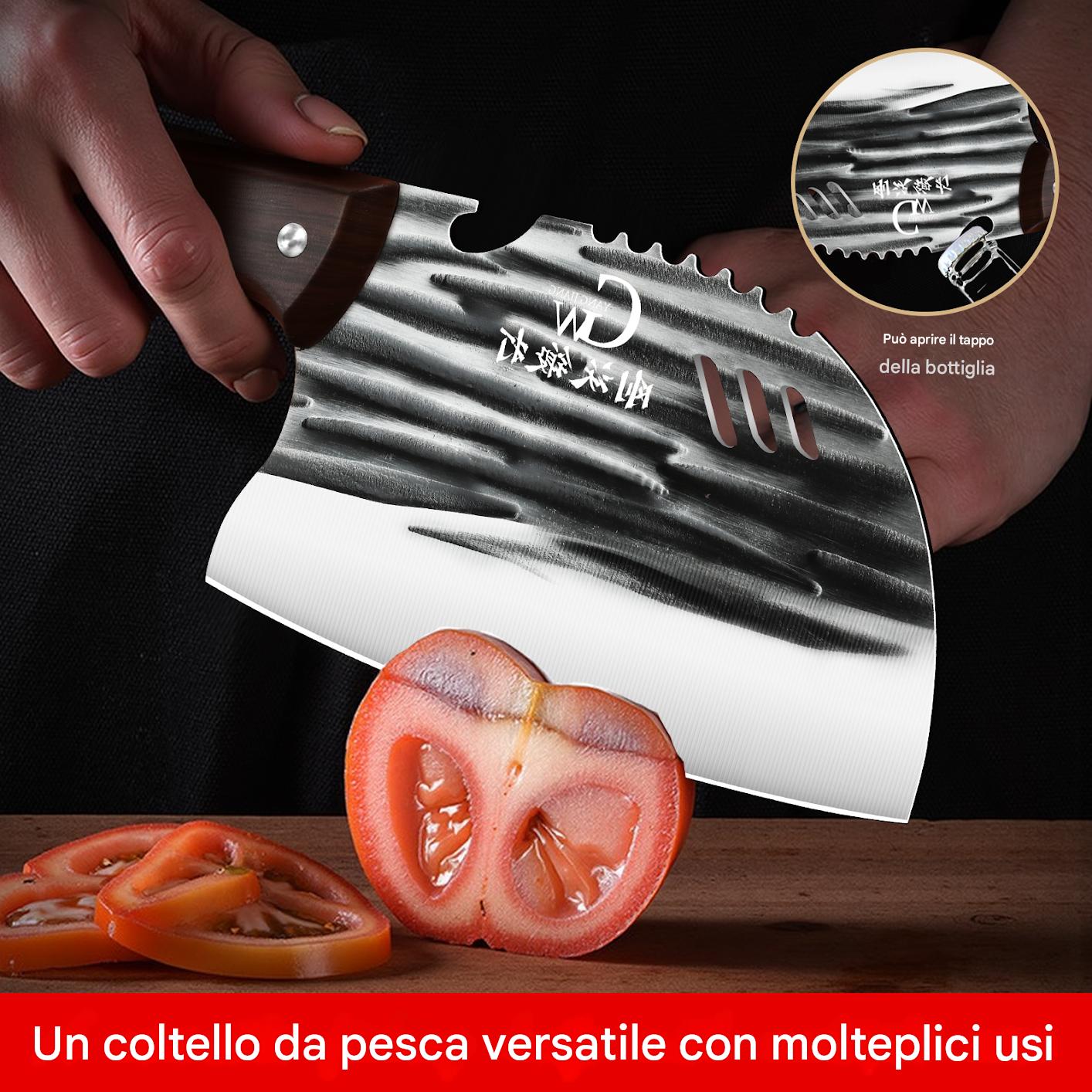 (OFERTA CALIENTE) Coltello da cucina multiuso, acciaio al carbonio resistente