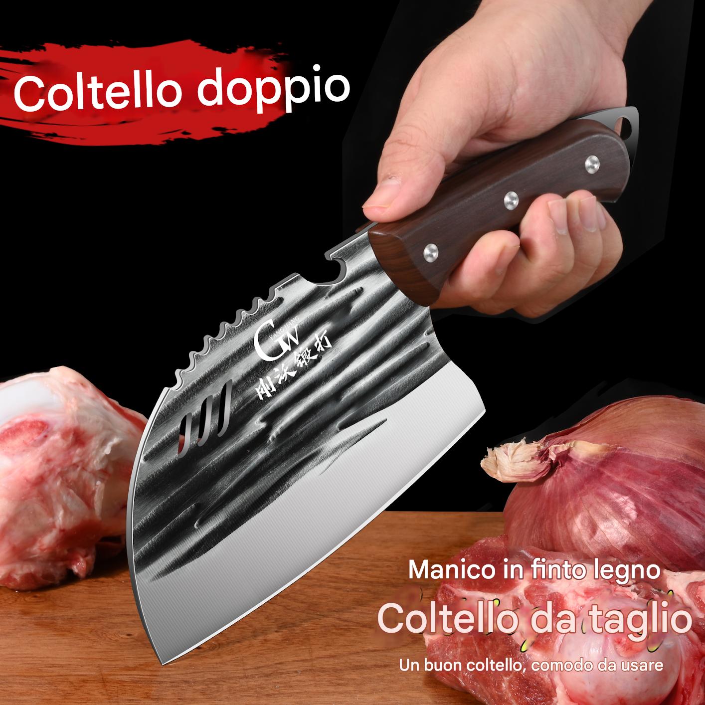(OFERTA CALIENTE) Coltello da cucina multiuso, acciaio al carbonio resistente
