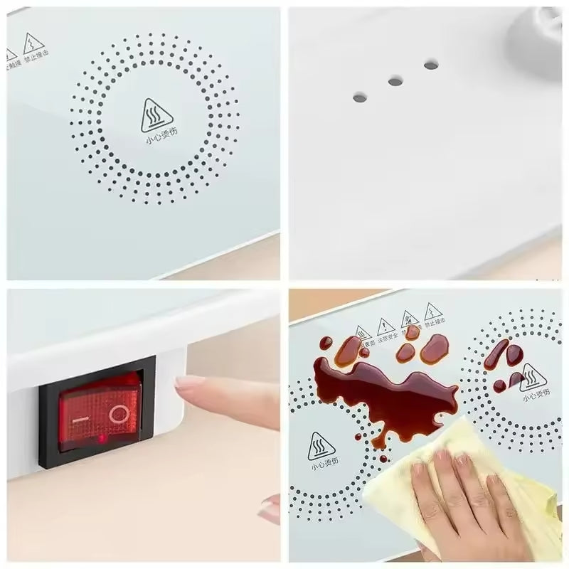(OFERTA CALIENTE) Vassoio scaldavivande elettrico Vassoio scaldavivande