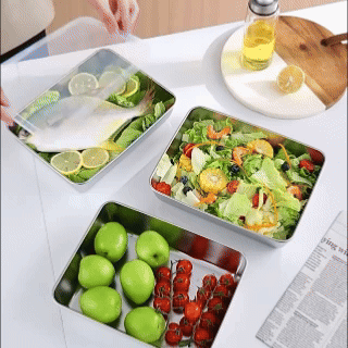 (OFERTA CALIENTE) Contenitore per alimenti in acciaio inox 304: massima freschezza e sicurezza